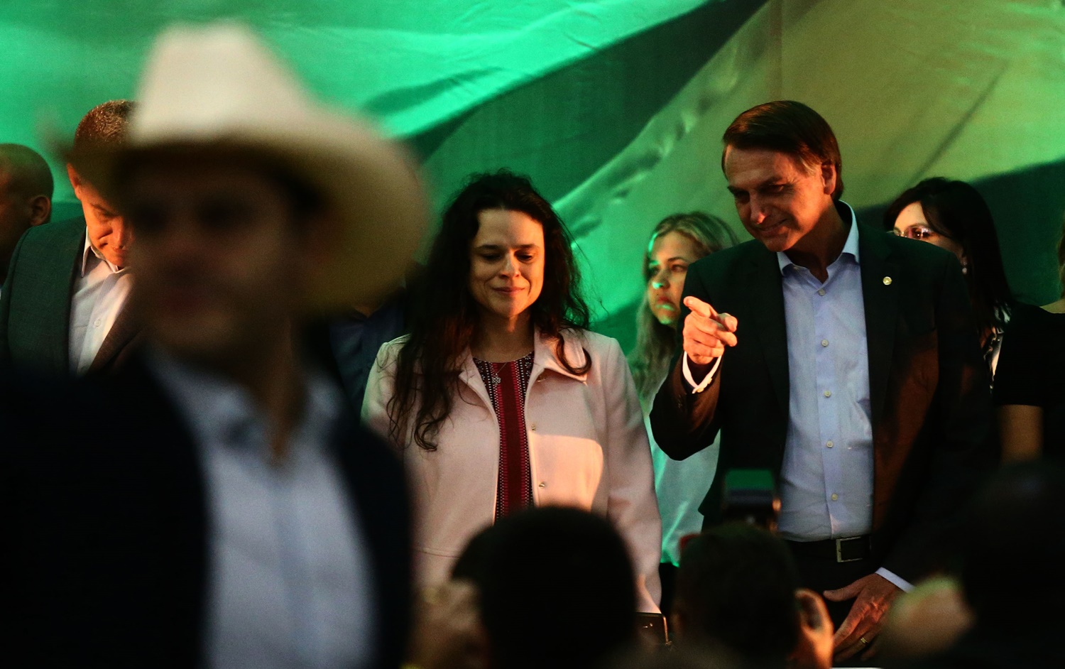 Bolsonaro e Janaína Paschoal