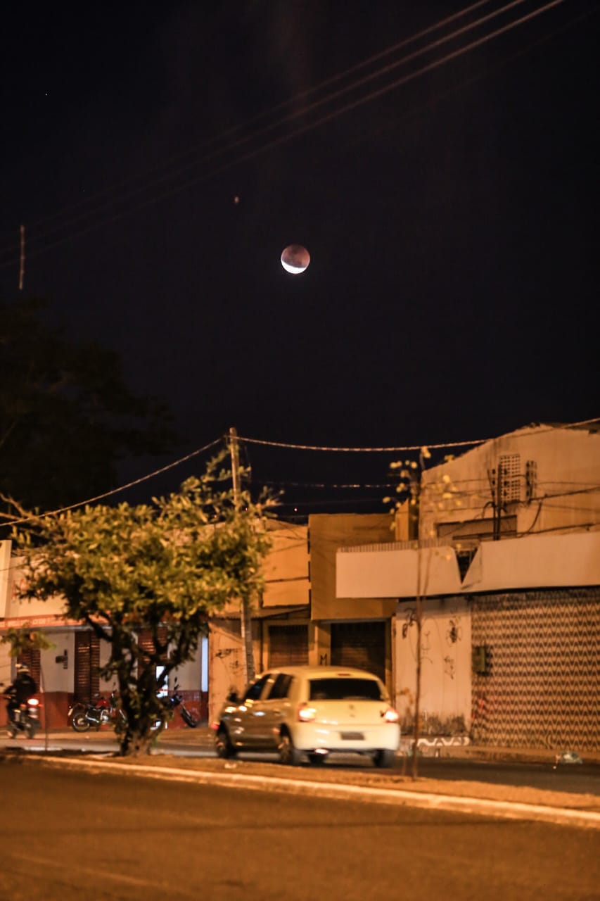 Eclipse lunar em Teresina