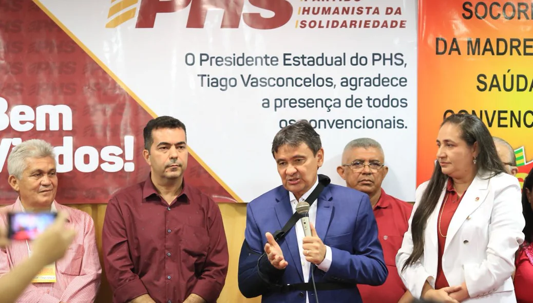 Wellington Dias acompanhou a Convenção do PHS