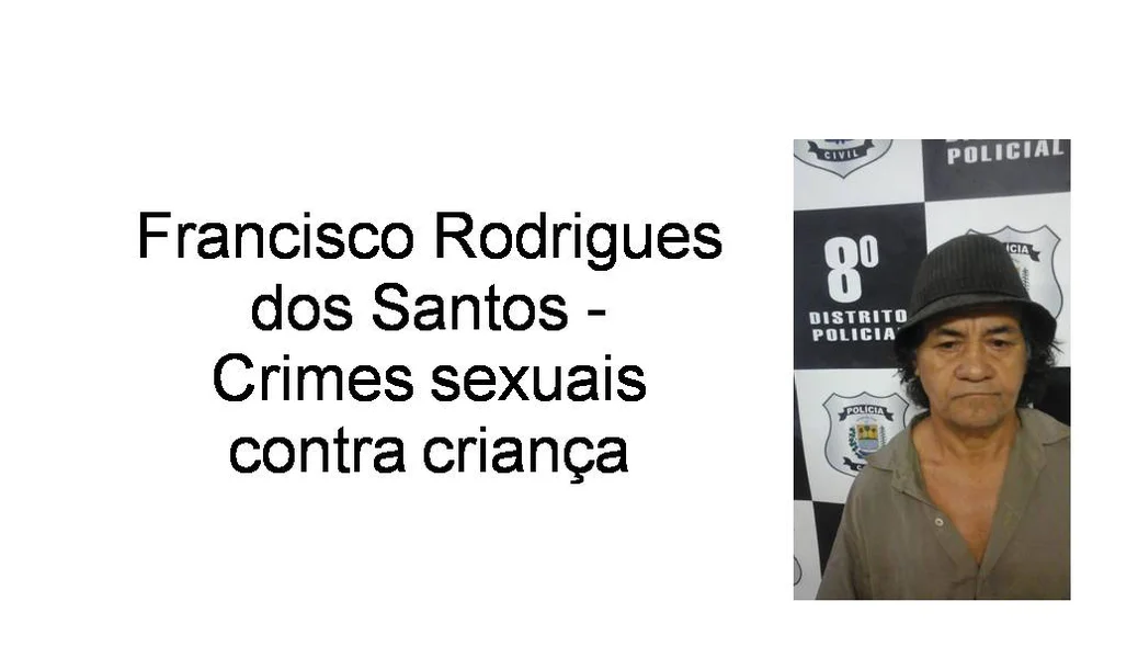 Francisco Rodrigues, acusado de crimes sexuais contra criança