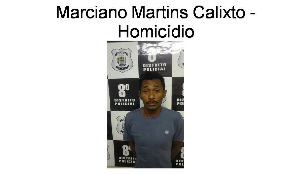 Marciano Martins Calixto, acusado de homicídio