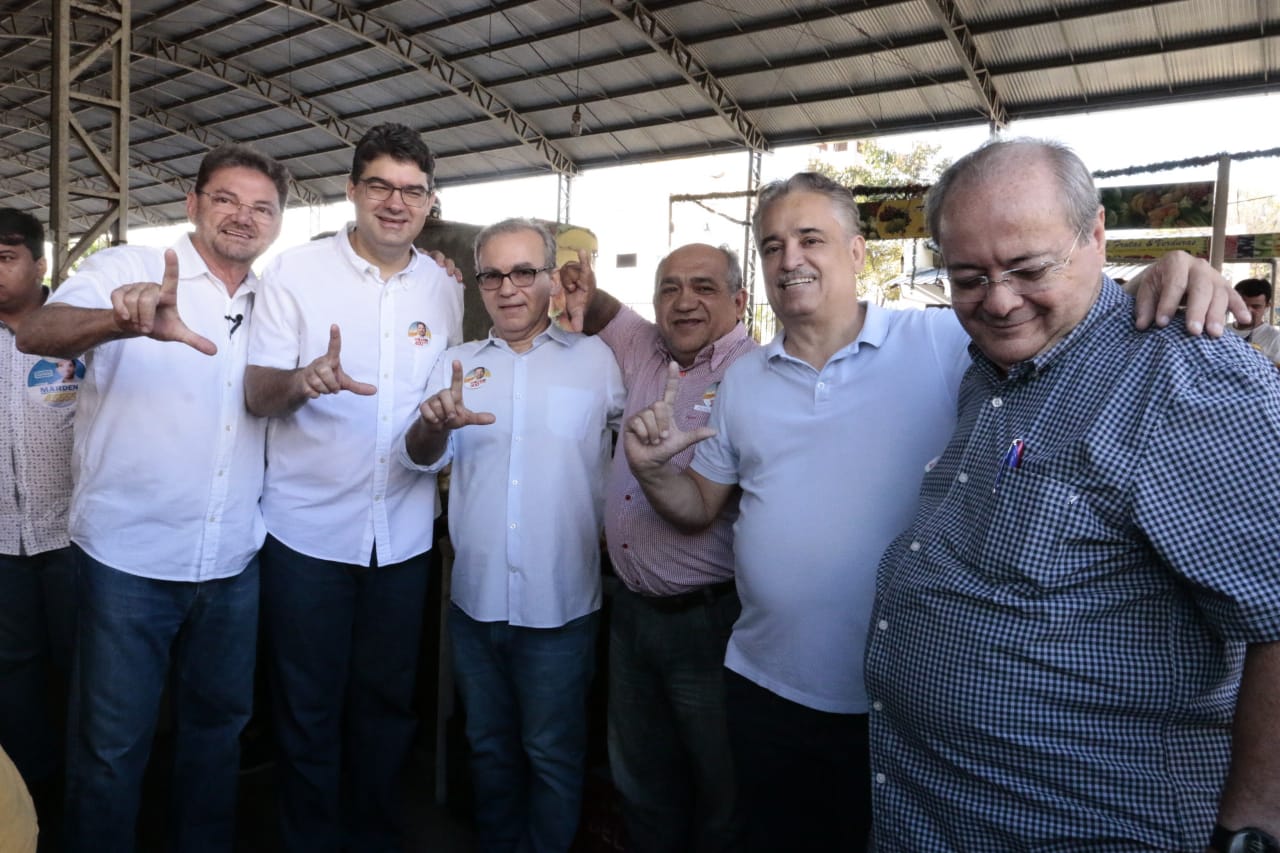 Wilson Martins, Luciano Nunes, Firmino Filho, Robert Rios e Silvio Mendes