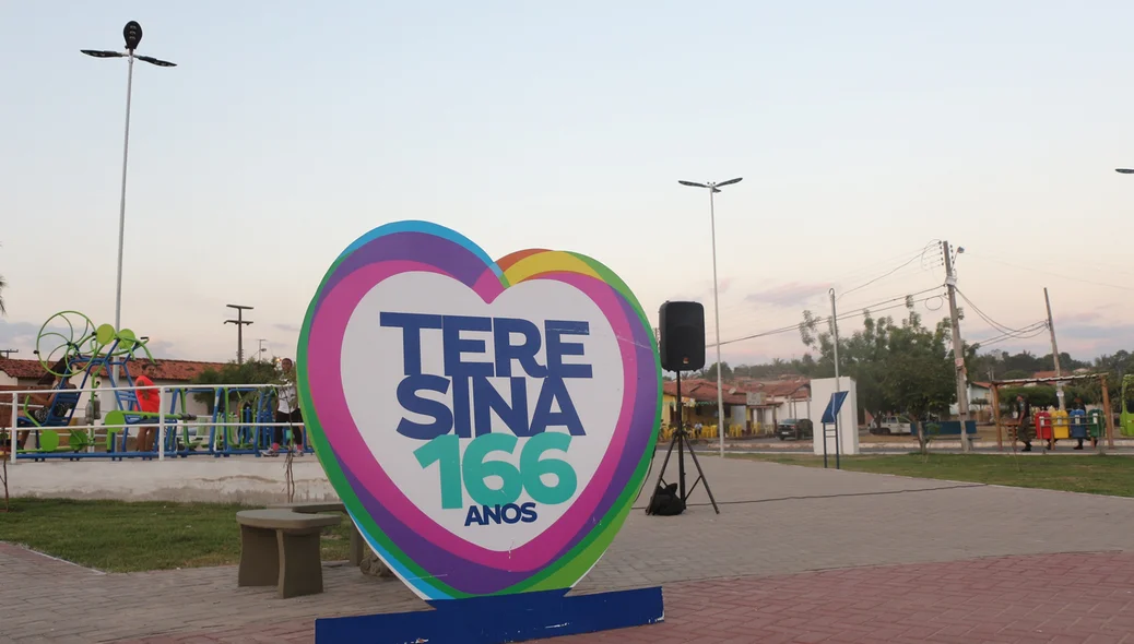 Inauguração da praça faz parte da comemoração de 166 anos de Teresina
