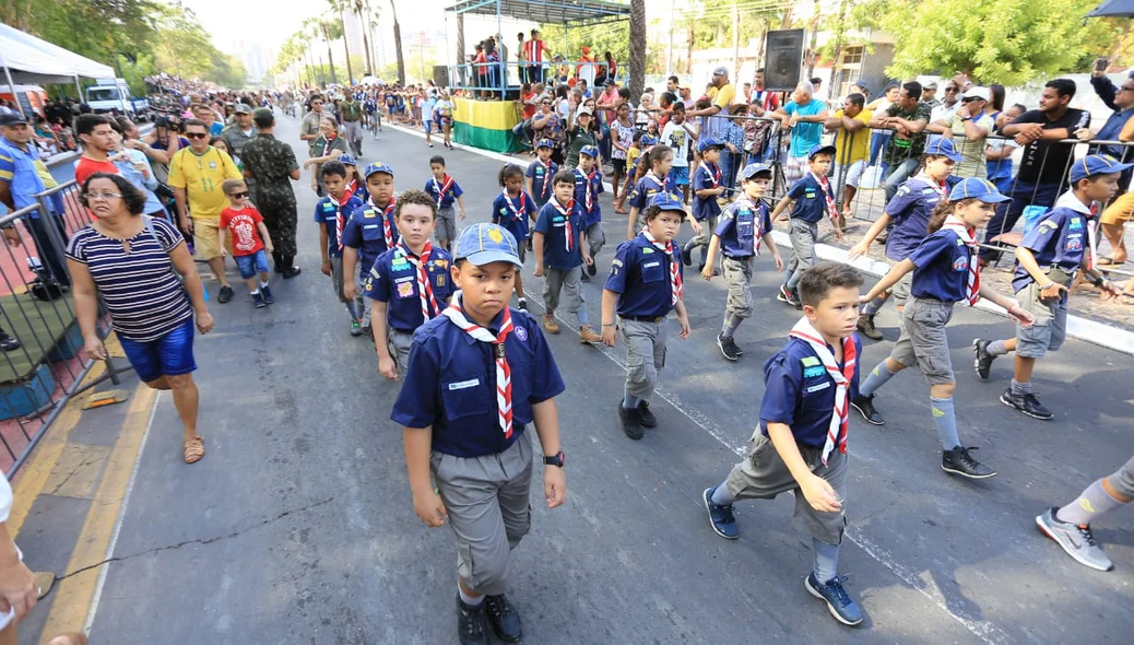 O Exército Brasileiro participou do desfile