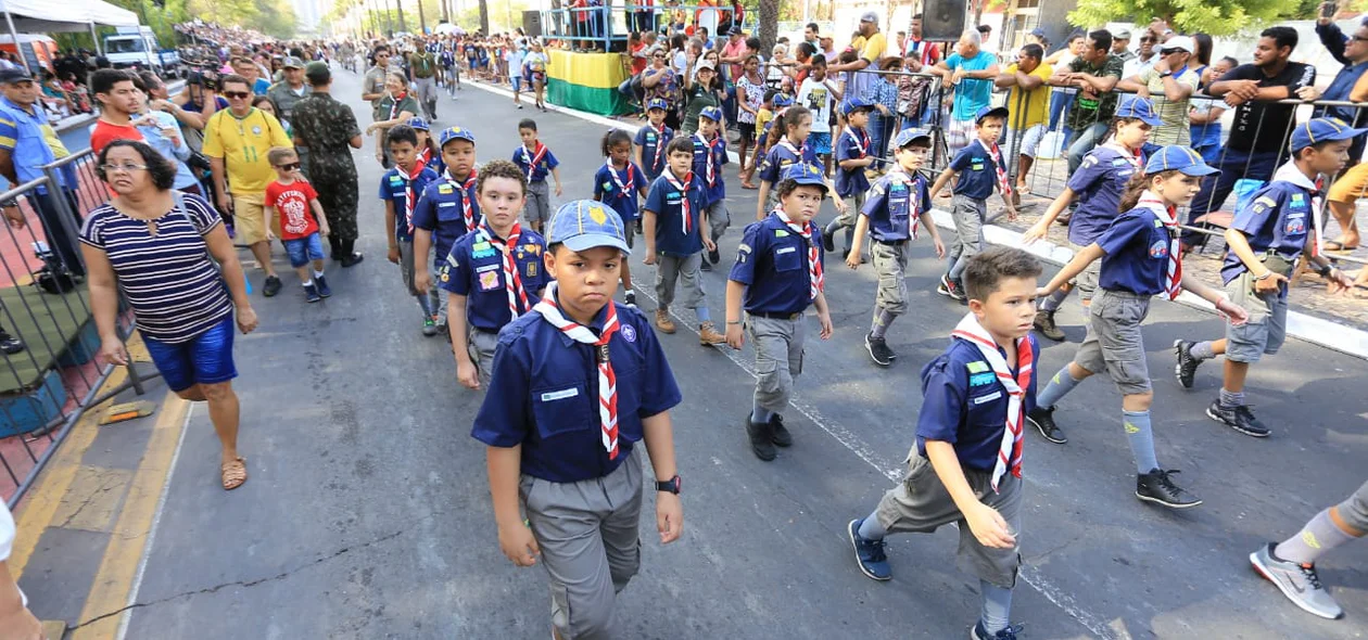 O Exército Brasileiro participou do desfile