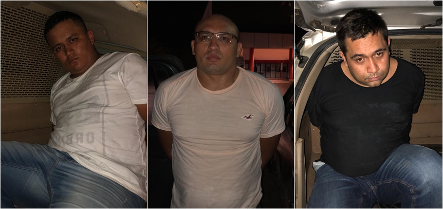 Homens presos na zona sul por roubo a veículos 