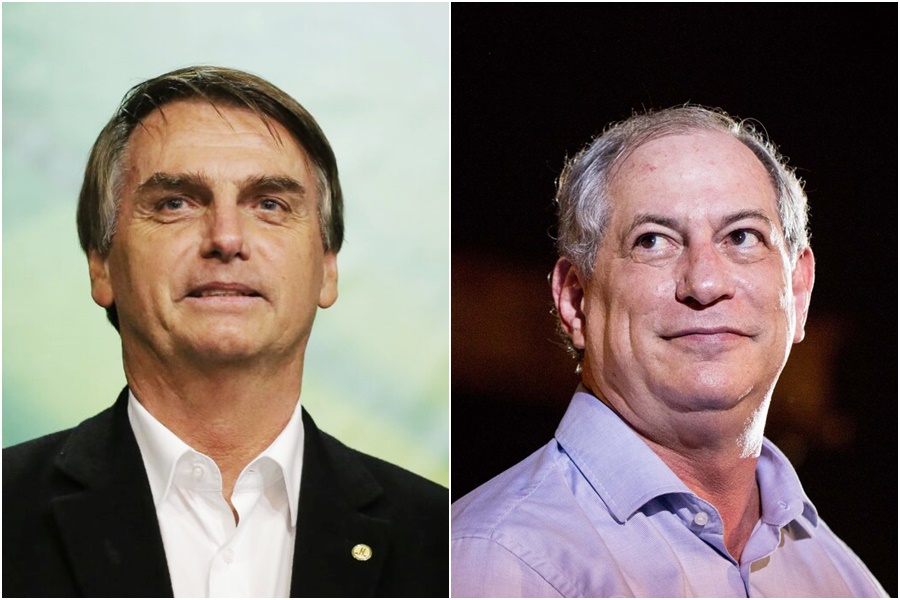 Jair Bolsonaro e Ciro Gomes