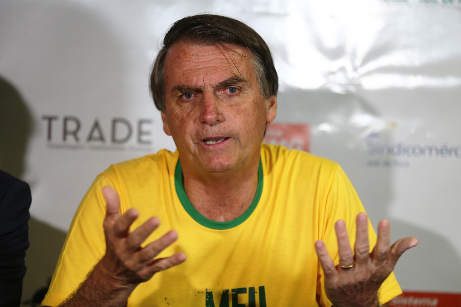 Presidenciável Jair Bolsonaro (PSL)