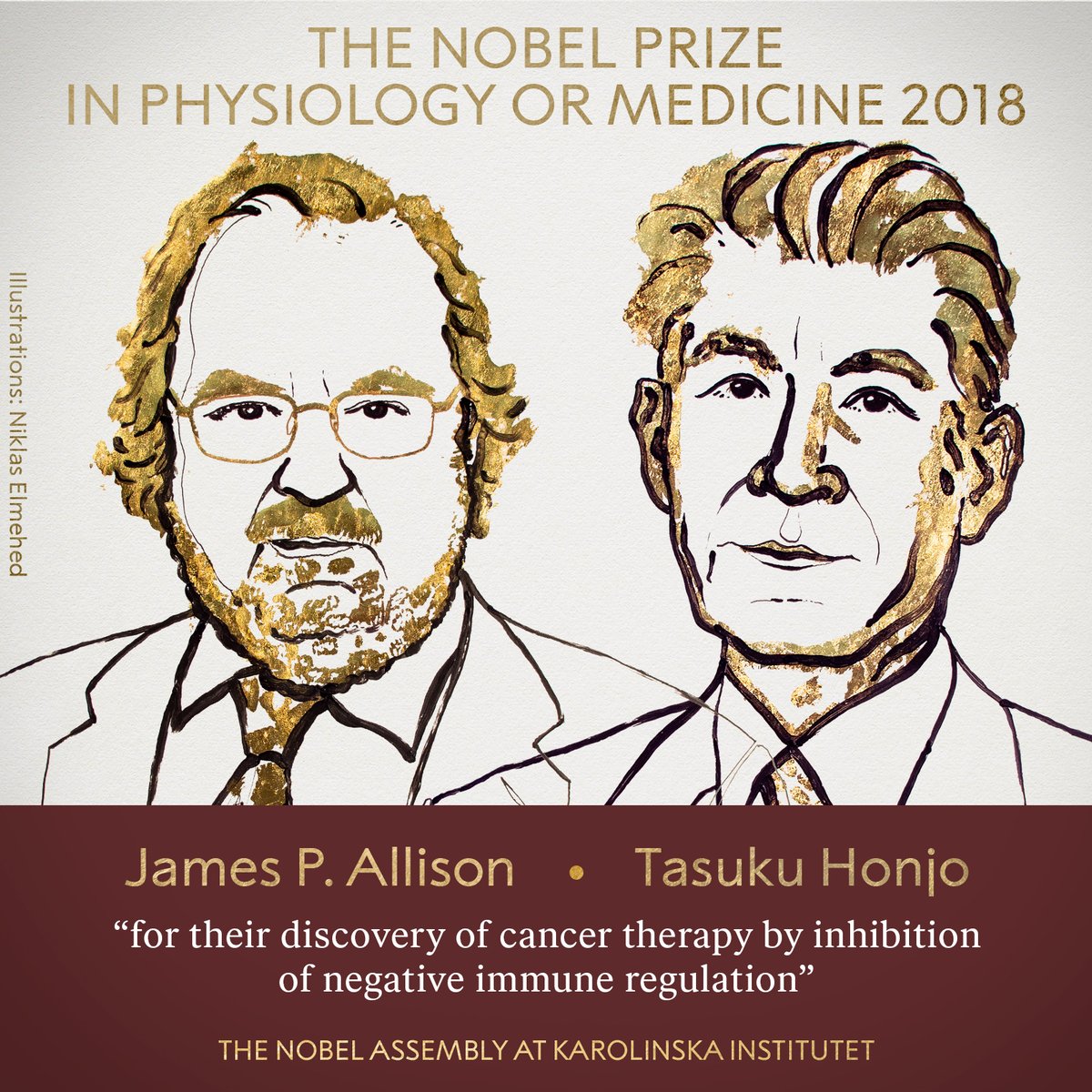 Ganhadores do Nobel de Medicina 2018