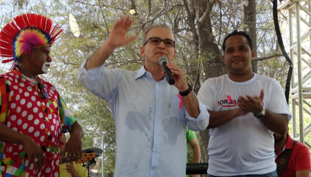 Prefeito Firmino Filho participou de evento para as crianças no Parque da Cidade