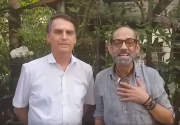 Lili Ferraz e Jair Bolsonaro