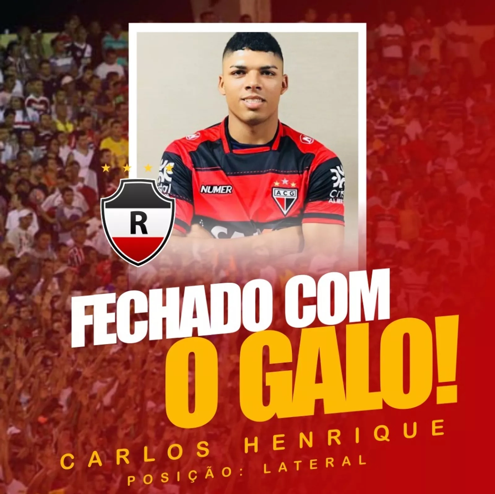Lateral-direito Carlos Henrique