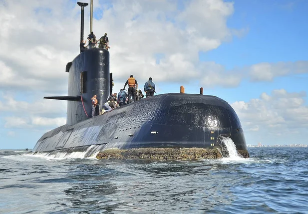 O submarino argentino desapareceu com 44 tripulantes a bordo