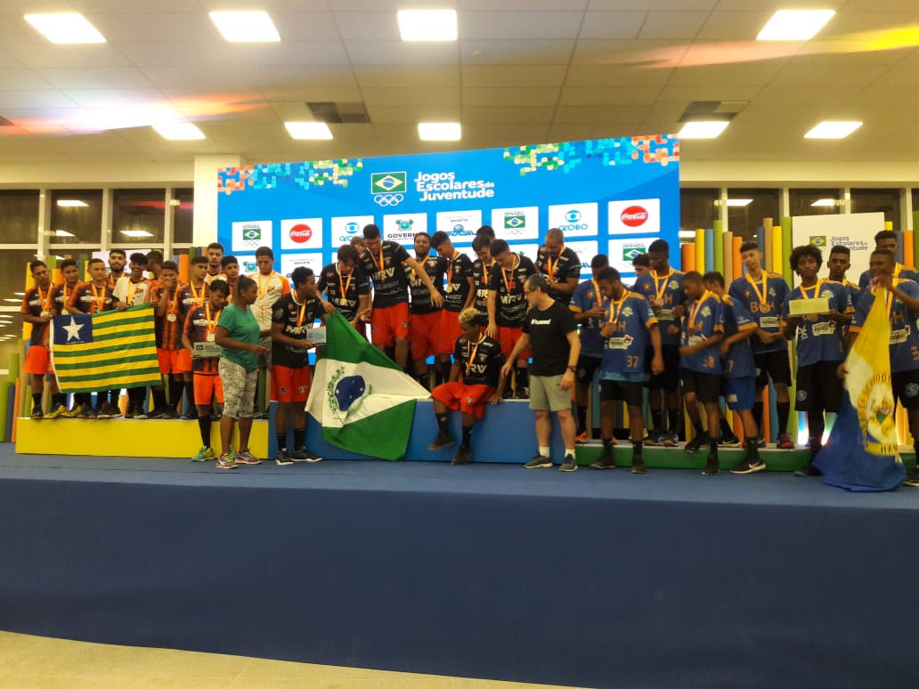 Handebol do Piauí leva prata nos Jogos Escolares