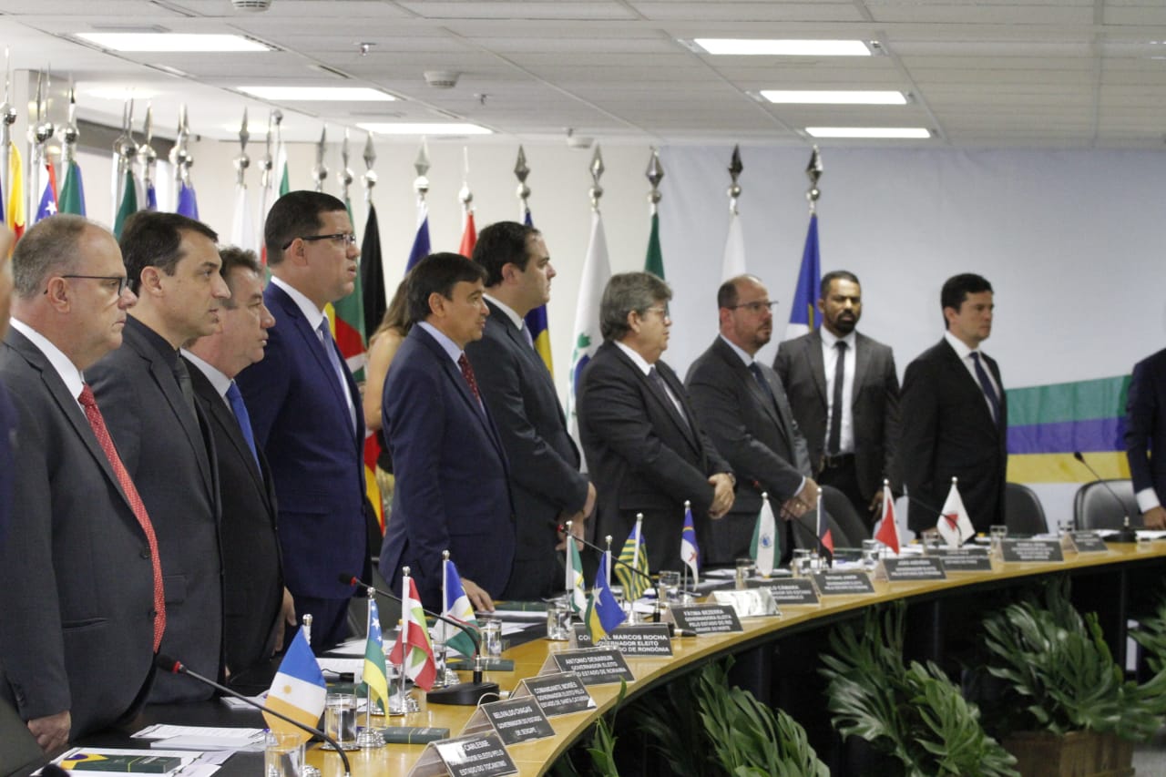 Wellington Dias durante Fórum dos Governadores do Nordeste em Brasília