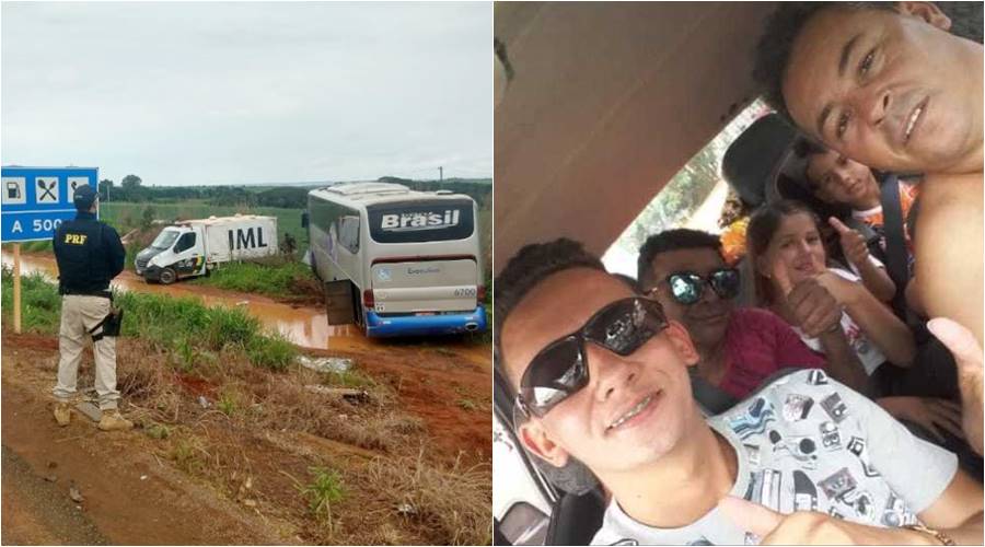 Vítimas de acidente na BR 020 em Goiás