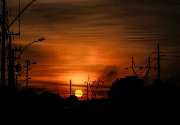 Pôr-do-sol em Teresina Piauí 