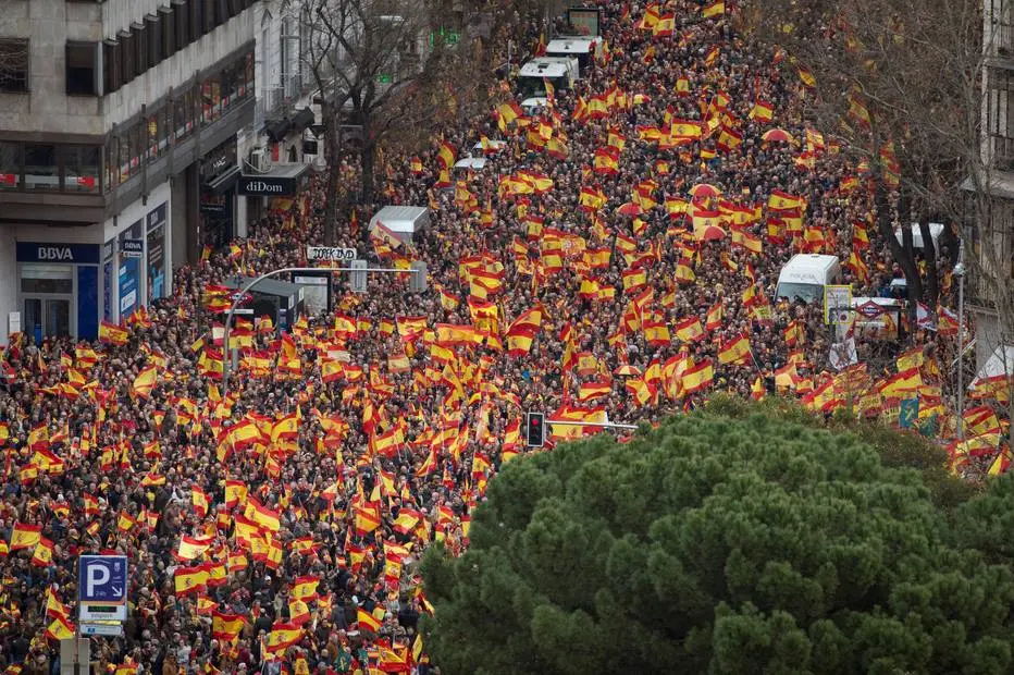 Manifestação na Espanha