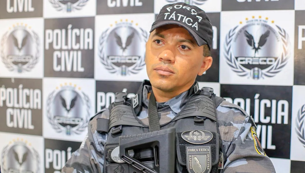 Sargento Ranier Nunes, da Força Tática de Valença do Piauí
