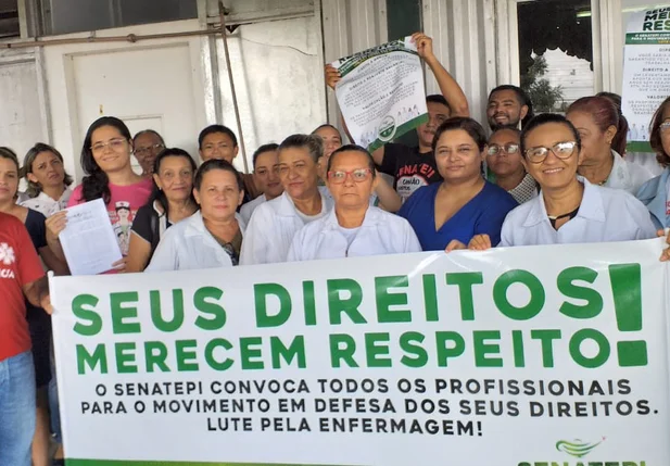 Enfermeiros decidem entrar atividades por tempo indeterminado no Piauí