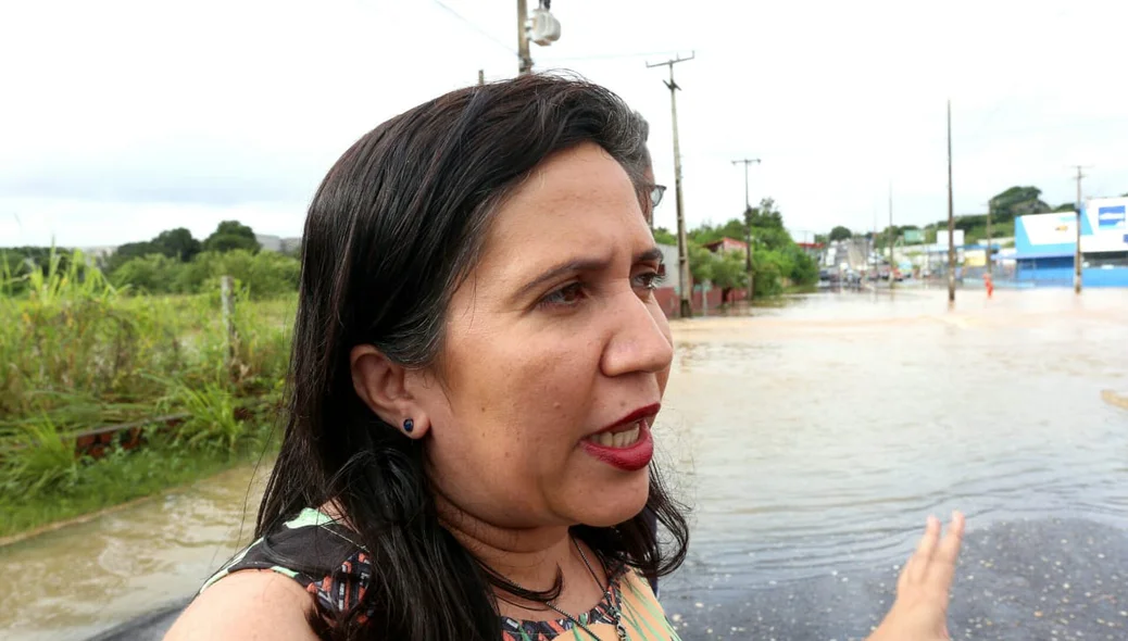 Francinete Medeiros, diretora do CETI Professora Júlia Nunes Alves