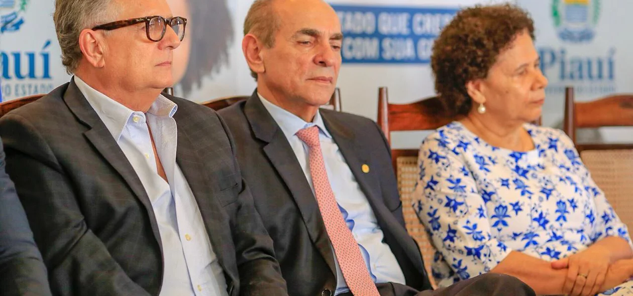Flávio Nogueira, Marcelo Castro e Regina Sousa