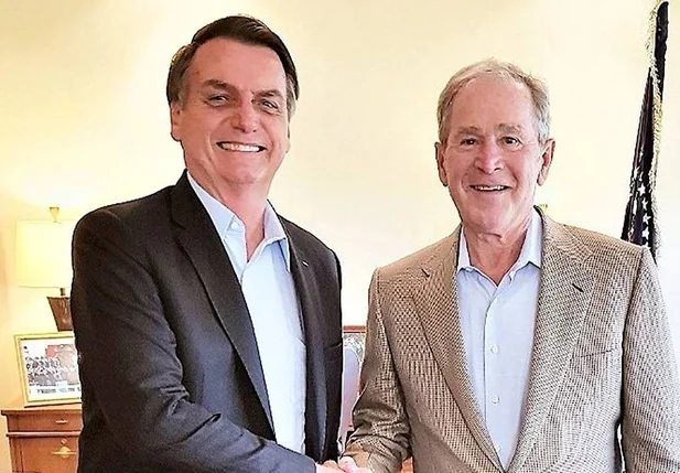 Bolsonaeo e George W. Bush