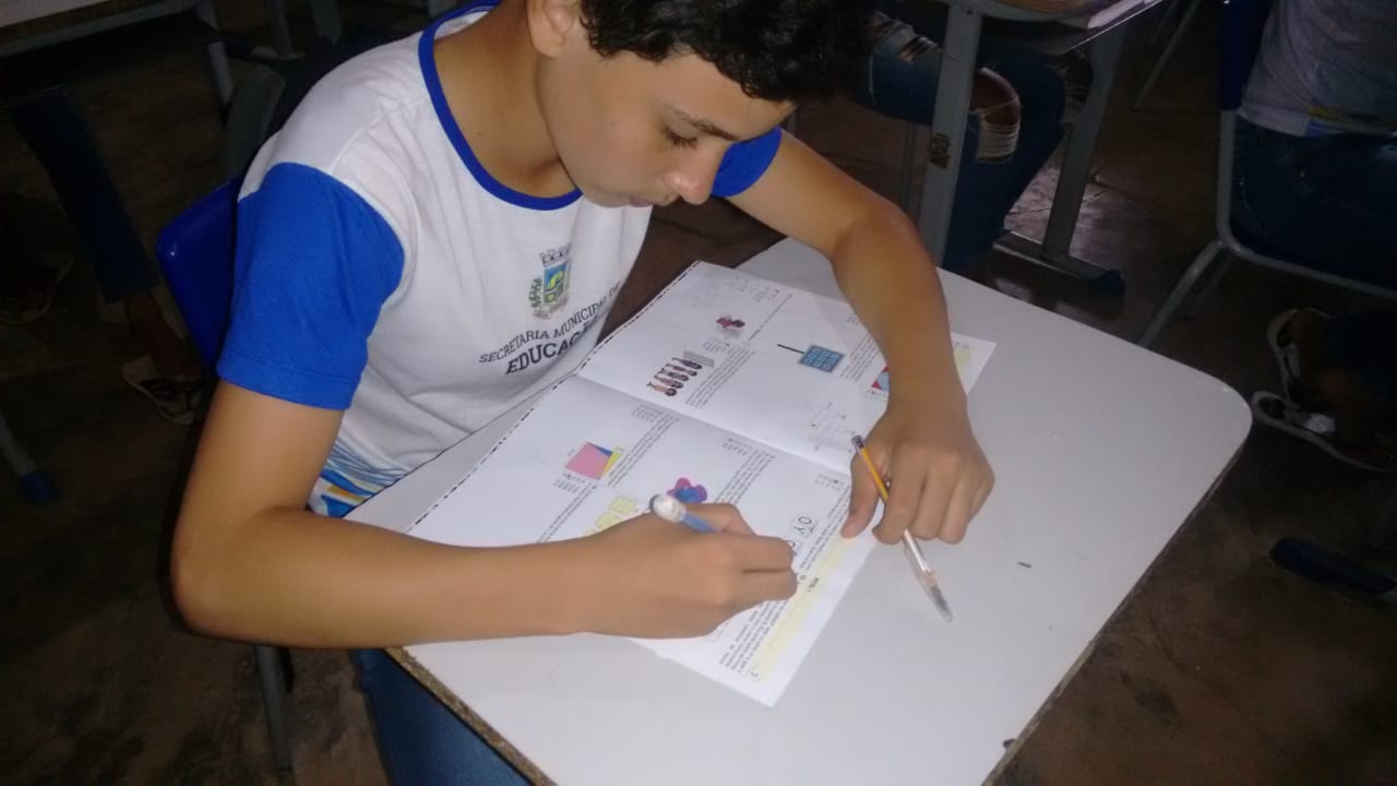 Estudante da rede municipal de ensino de Picos