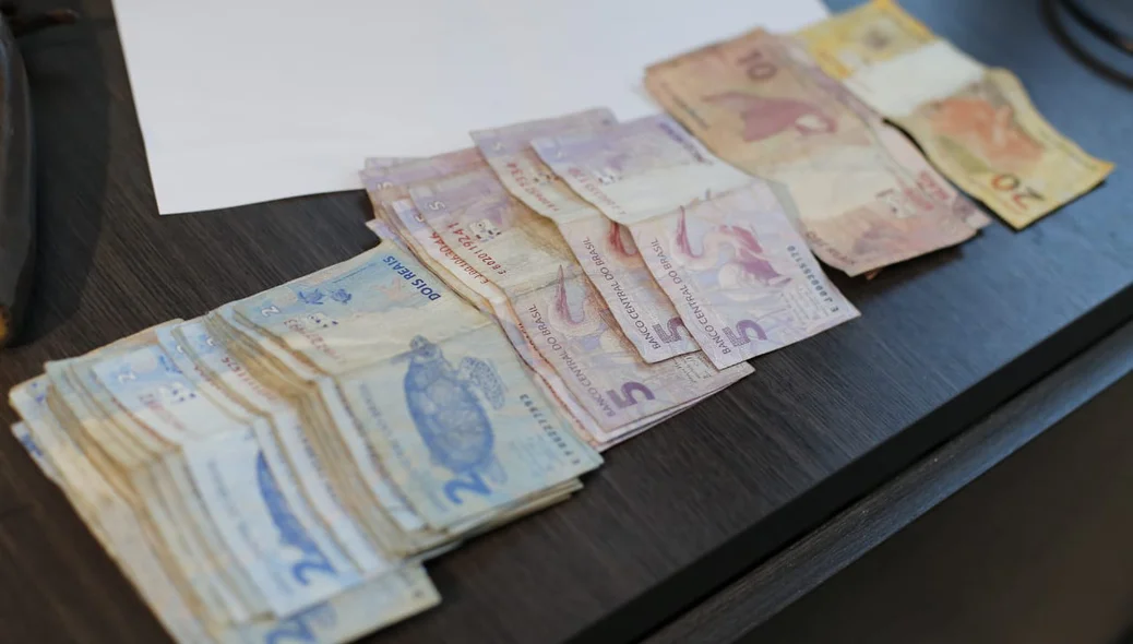 Dinheiro apreendido pela Polícia Civil do Maranhão