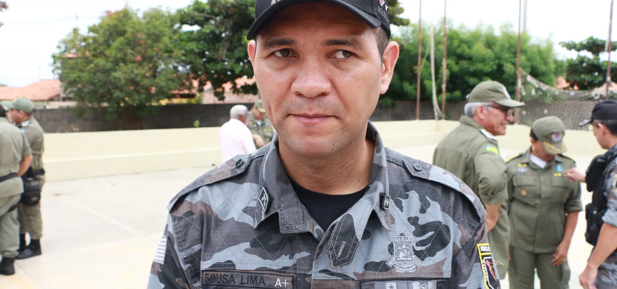 Capitão Sousa Lima, comandante da Companhia do Promorar