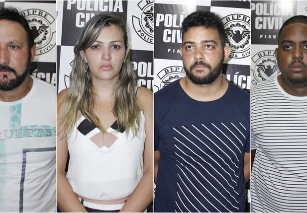 Valdeir Alves Caldeira, Edilaine Cassola Ferreira, Elielton Pereira Portela e Pedro Vitor Rosa da Silva