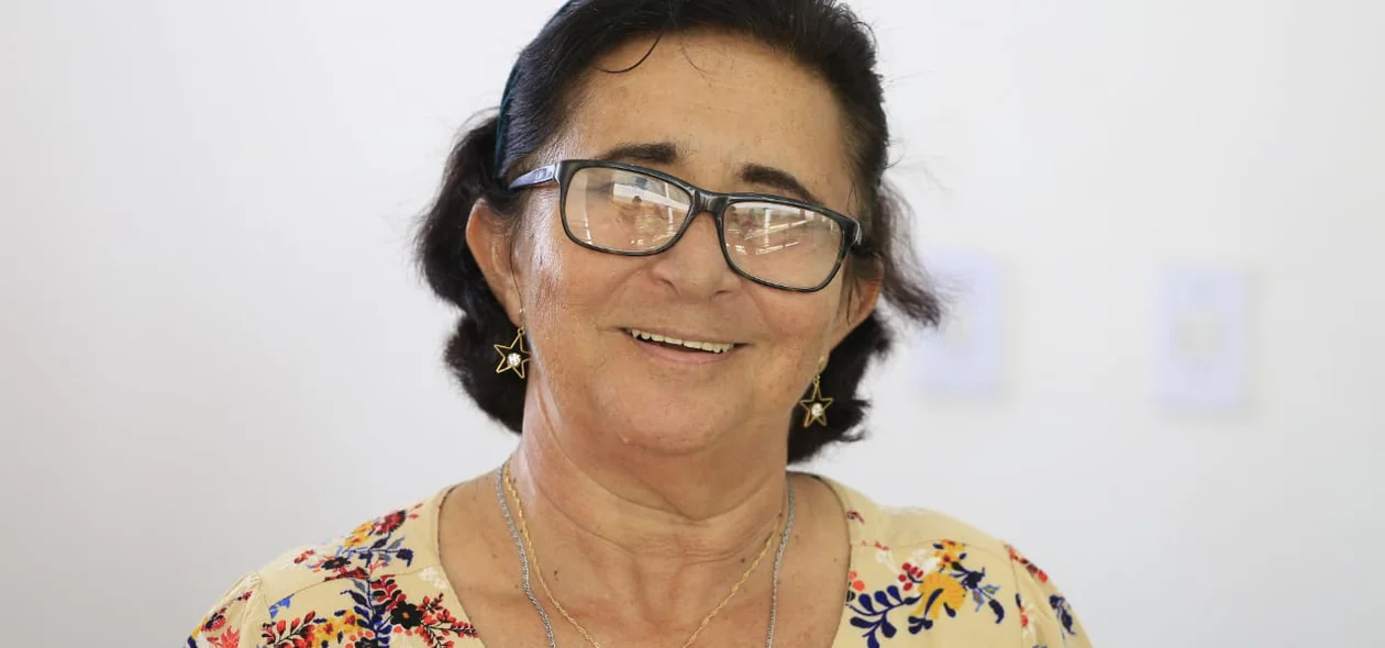 Maria do Rosário de Fátima, participa das atividades do Centro