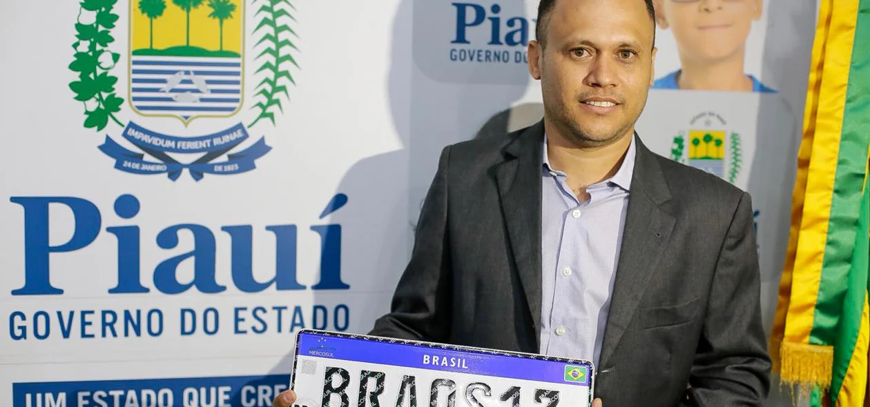 Presidente do sindicato de placas do Piauí, Franklin Medeiros