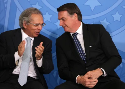 Paulo Guedes e Bolsonaro