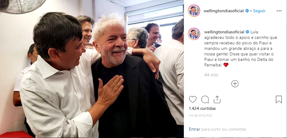 Wellington Dias e Lula 