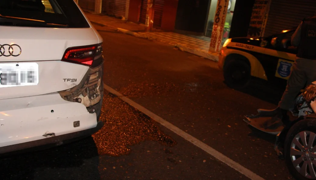 O acidente aconteceu na Avenida Dom Severino