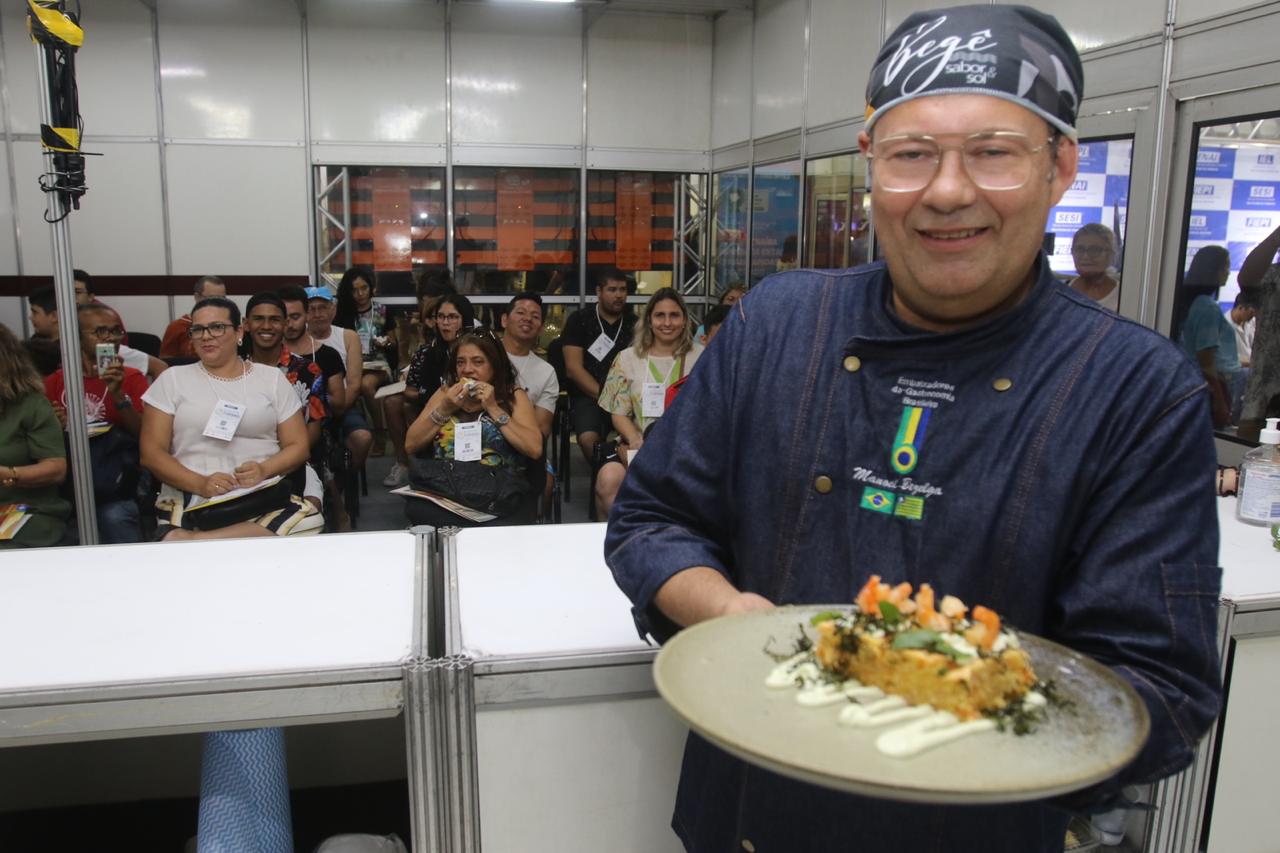 Oficinas gastronômicas lotam Cozinha Show da Vila Begê Sabor e Sol