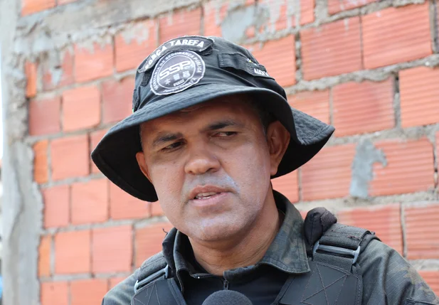 Major Audivam Nunes, comandante da Força Tarefa da Secretaria de Segurança