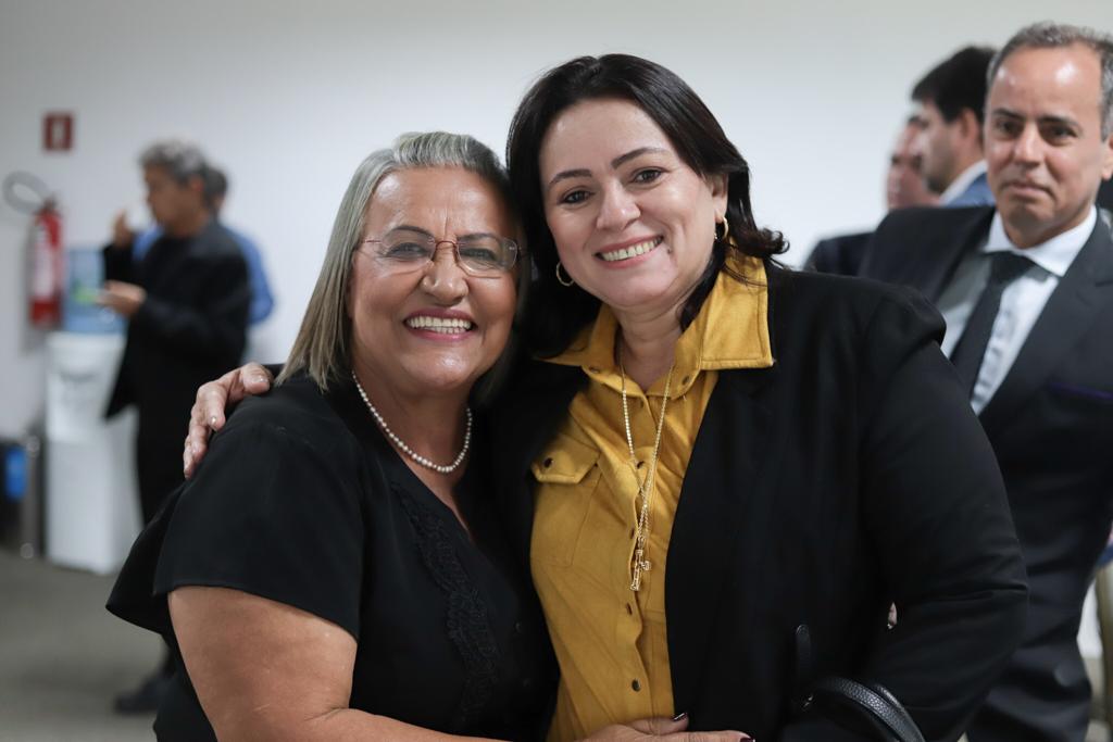 Marilene Aguiar e Dona Cida, presidente nacional do Pros Mulher