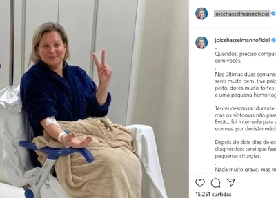 Joice Hasselmann vai passar por duas cirurgias