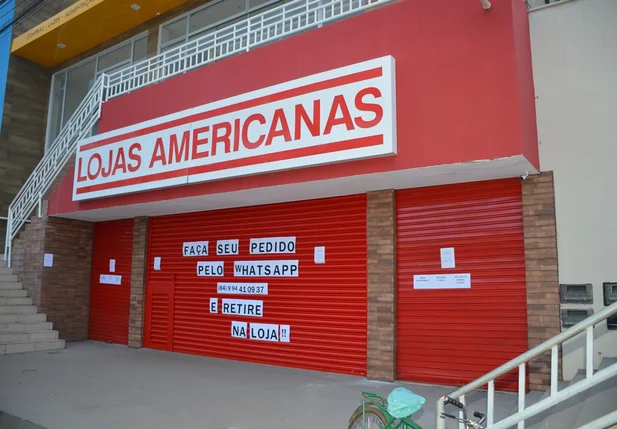 Filial das Lojas Americanas é fechada em Picos