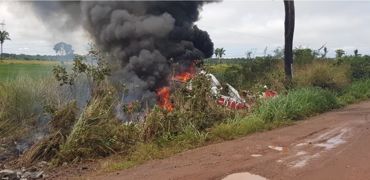 Avião cai no Maranhão
