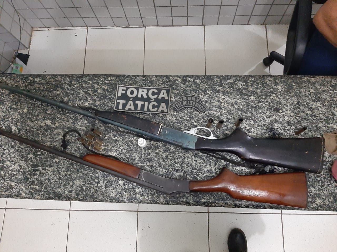 Força Tática apreende armas de fogo na cidade de Valença do Piauí