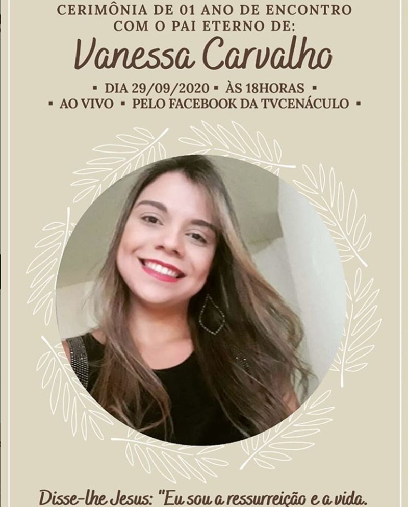 Missa de 1 ano da morte de Vanessa Carvalho