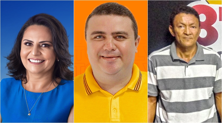 Candidatos em Bom Jesus: Cledja Benvindo, Nestor Elvas e Irmão Mazim