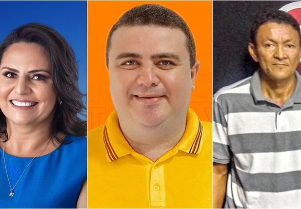 Candidatos em Bom Jesus: Cledja Benvindo, Nestor Elvas e Irmão Mazim
