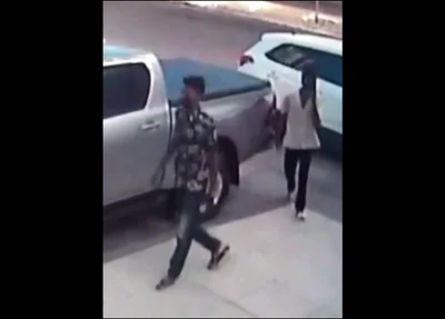 Bandidos assaltam o local