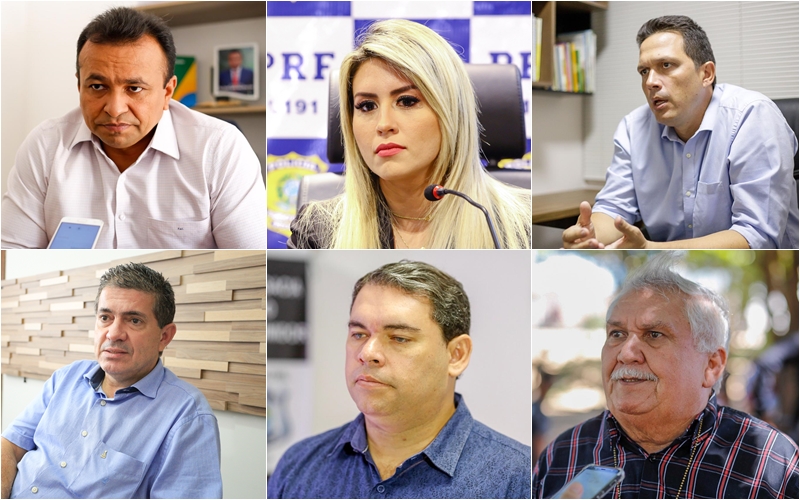 Fábio Abreu, Anamelka Cadena, Major Diego Melo, Emir Martins, James Guerra e Menandro Pedro