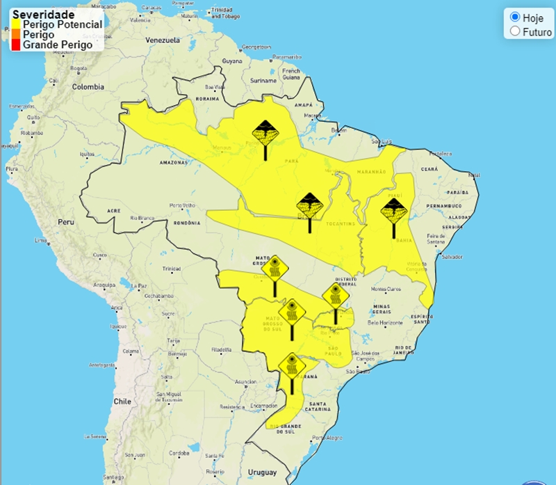 Alerta amarelo em mais de 160 cidades do Piauí