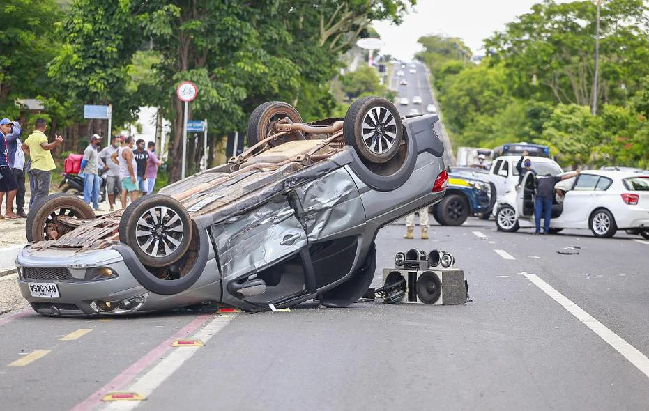 Fiat Strada envolvida no acidente 